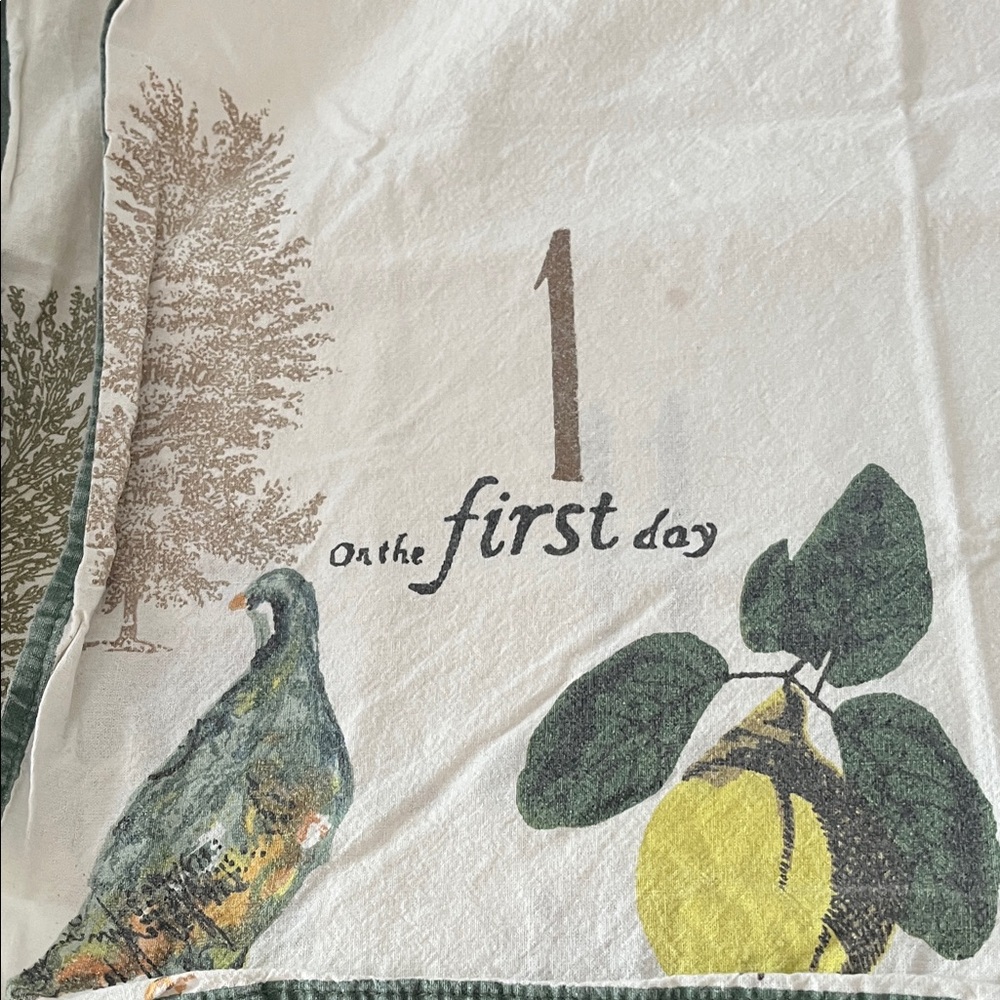 12 Days of Christmas Williams Sonoma Napkins